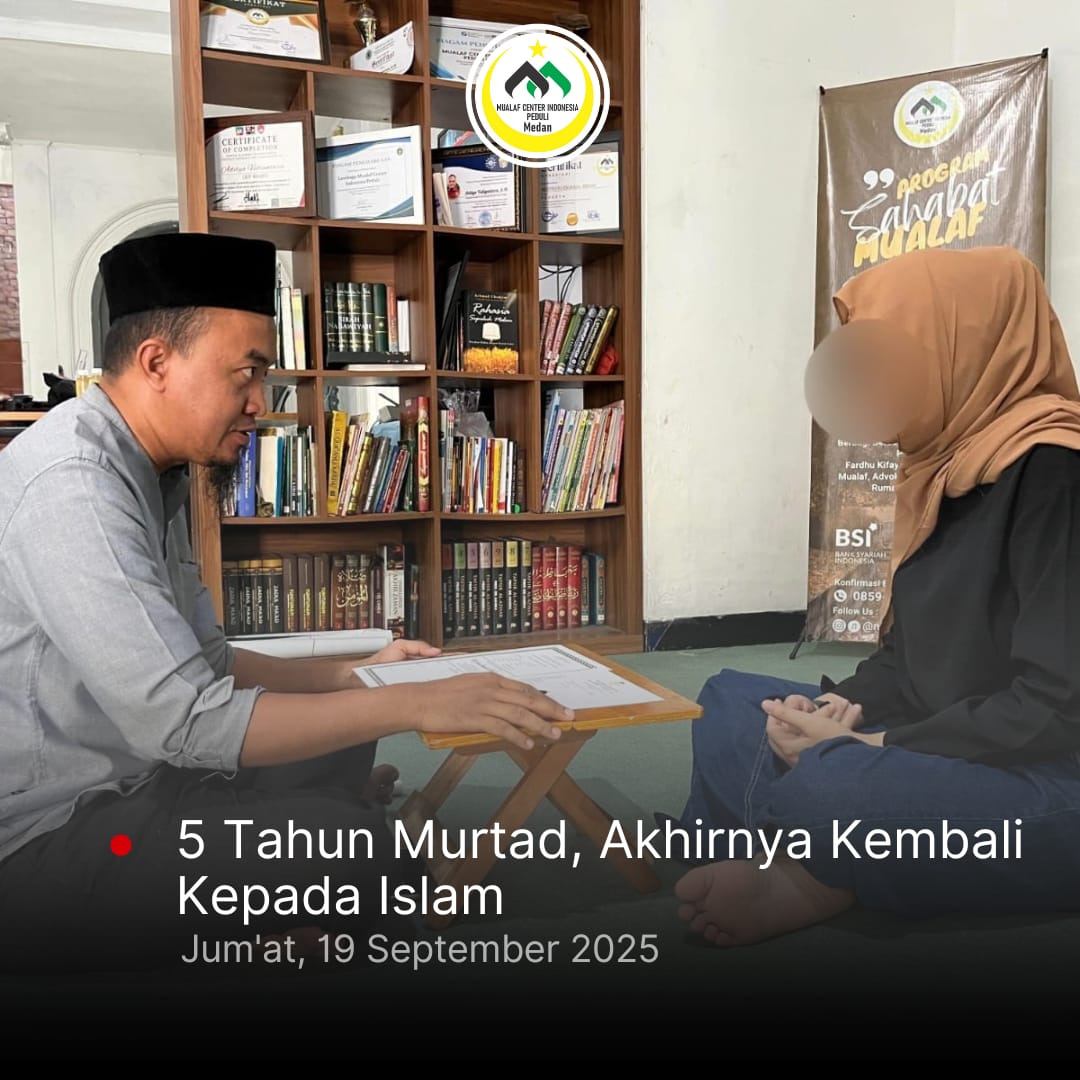 Tamara Kembali Memeluk Islam di Mualaf Center Medan - Mualaf Center Medan