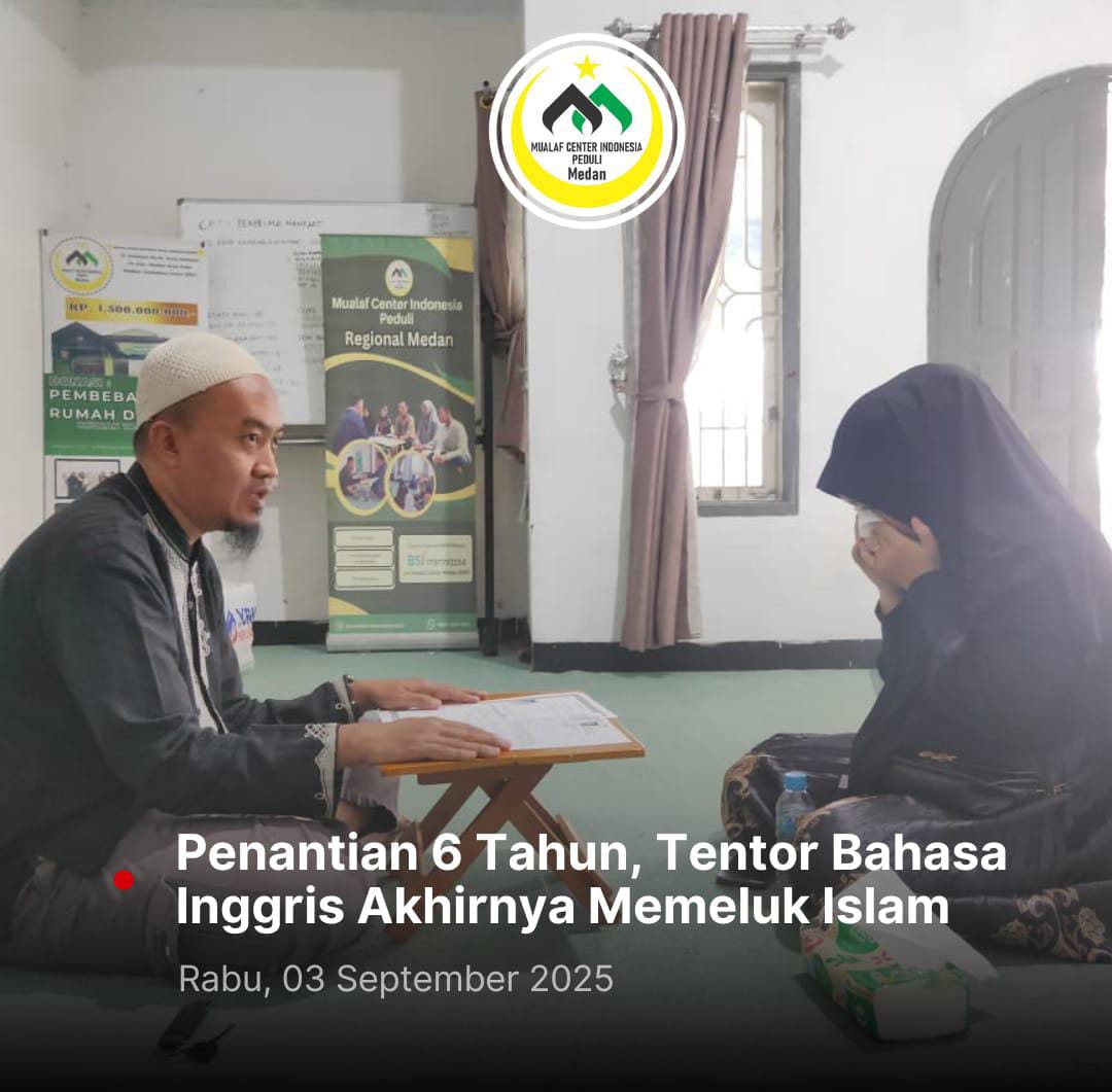 Valensia Wijaya Resmi Mualaf di Medan - Mualaf Center Medan